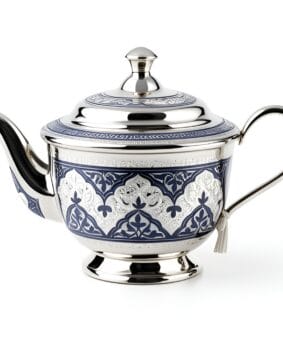 чайник серебряный