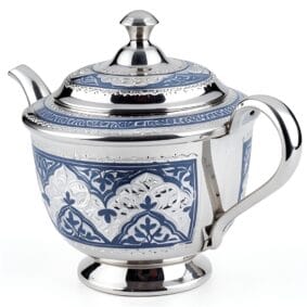 чайник серебряный