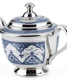 чайник серебряный