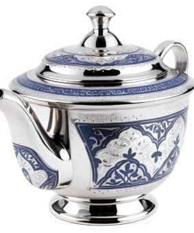 чайник серебряный