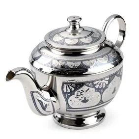 Alternative view of Чайник серебро Кубачи