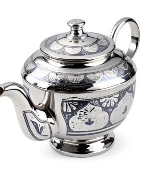 Alternative view of Чайник серебро Кубачи