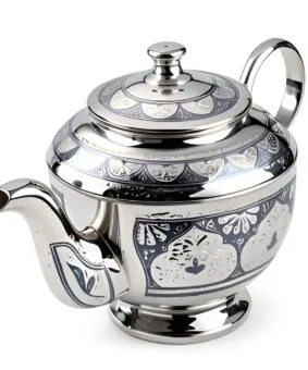 Alternative view of Чайник серебро Кубачи