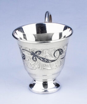 чашка кофейное серебро