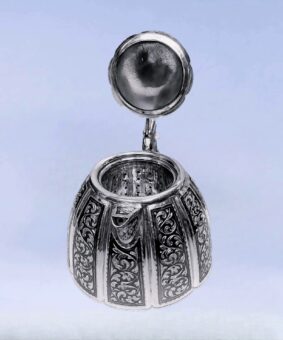 Серебряный чайник кубачи 11 серебряный заварочный чайник кубачи