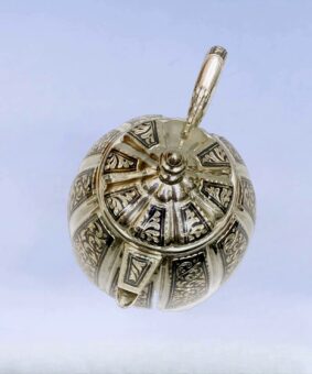 Серебряный чайник кубачи 13 серебряный заварочный чайник кубачи