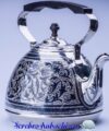 серебряный чайник для кипятка
