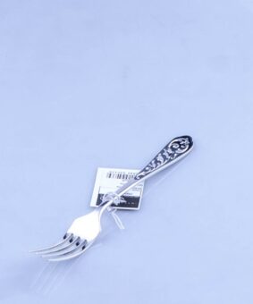 серебряная десертная вилка