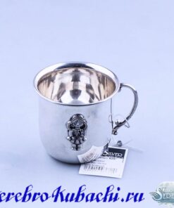 серебряная детская кружка