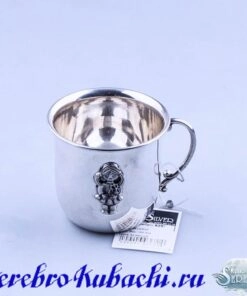 серебряная детская кружка