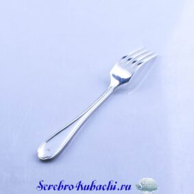 детская серебряная вилка