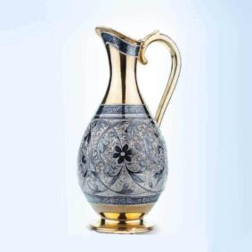 серебряный кувшин кубачи в футляре