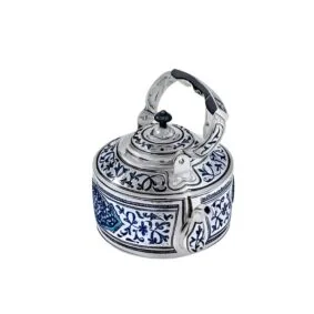 Электрический серебряный чайник