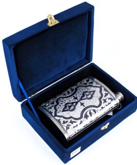 Серебряная фляжка 0,5 литра 3