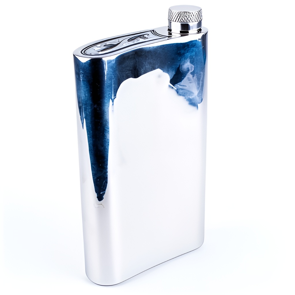 Фляга 2 Фляжка подарочная серебряная