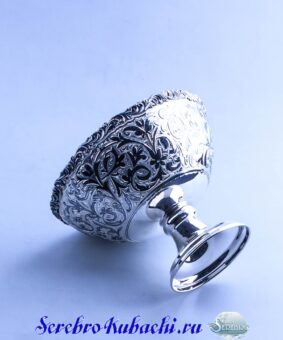 фруктовница серебряная кубачи