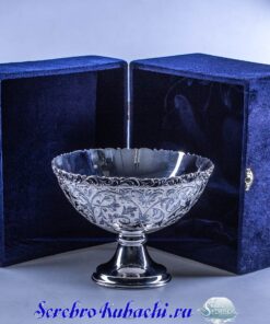 фруктовница серебряная кубачи