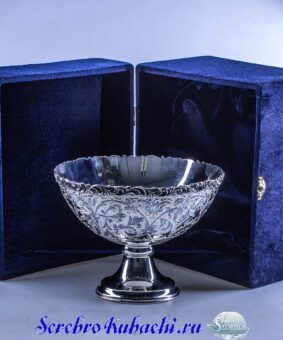 фруктовница серебряная кубачи