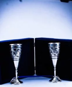 серебряные свадебные бокалы