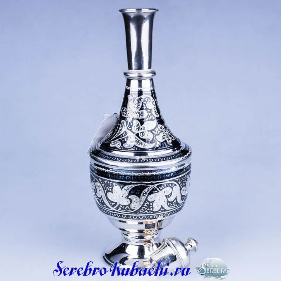 графин с крышкой серебро