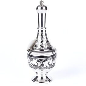 графин с крышкой серебро