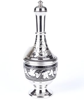 графин с крышкой серебро