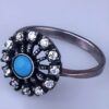 серебряное кольцо с бирюзой