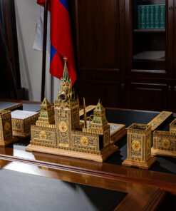 Эксклюзивный серебряный настольный набор "Кремлевский" 4