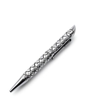 Канцелярская серебряная ручка