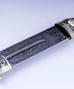 кавказский кинжал в серебре