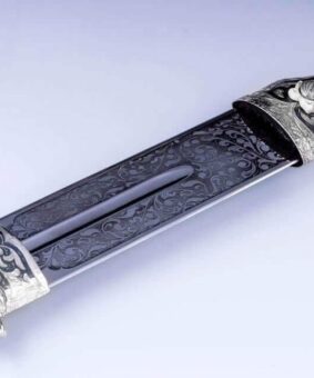 Кавказский кинжал в серебре Кубачи 12 кавказский кинжал в серебре