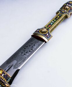 Кинжал большой 11 кинжал серебряный с эмалью