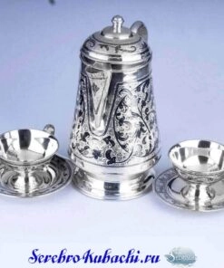 кофейный набор из серебра
