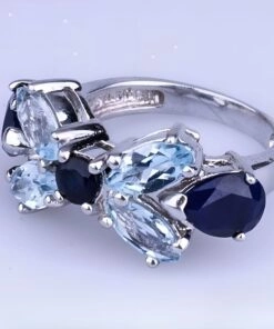 серебряное кольцо бабочка