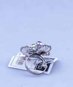 серебряное кольцо с полудрагами