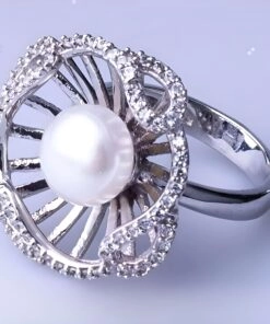 серебряное колечко