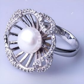 серебряное колечко