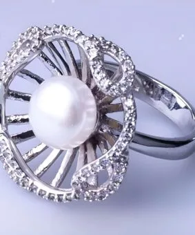 серебряное колечко