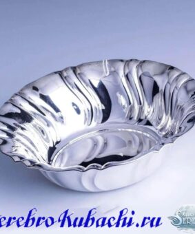 тарелка из серебра