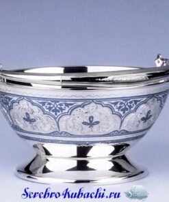 серебряная вазочка