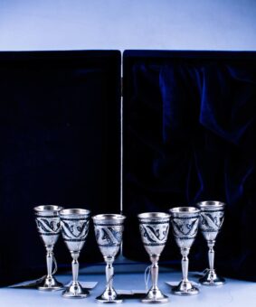 Серебряные рюмки Кубачи