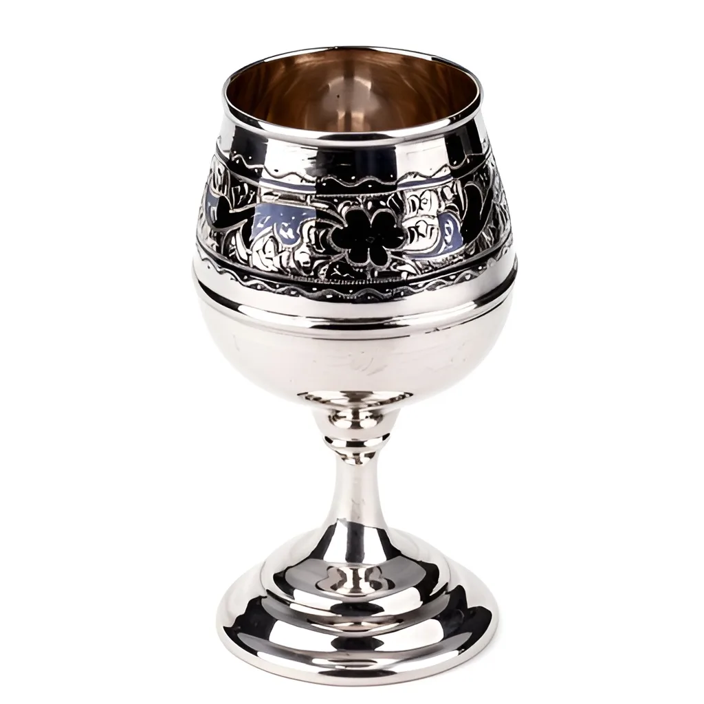 коньячный бокал серебро