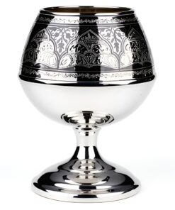 коньячный бокал серебряный