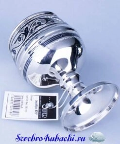 коньячный серебряный бокал кубачи