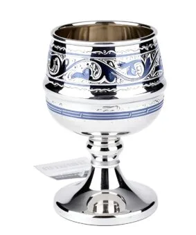 коньячный серебряный бокал кубачи