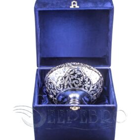 Серебряная ваза Кубачи 9 красивая серебряная ваза