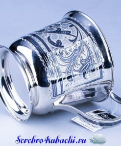 большая кружка серебряная