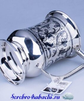 большая кружка серебро