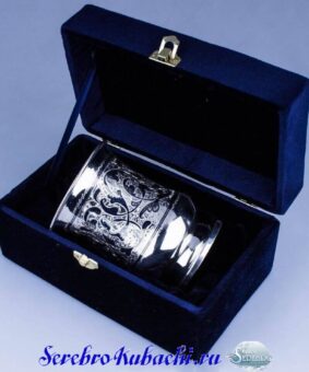 большая кружка серебро