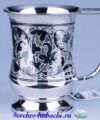 большая кружка серебро